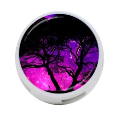 Tree Men Space Universe Surreal 4-Port USB Hub (Two Sides)