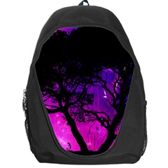 Tree Men Space Universe Surreal Backpack Bag