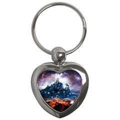 Artificial Intelligence Surreal Key Chain (heart)