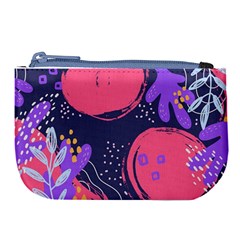 Abstract Background Shapes Banner Large Coin Purse