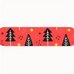 Christmas Christmas Tree Pattern Large Bar Mats