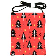 Christmas Christmas Tree Pattern Shoulder Sling Bag