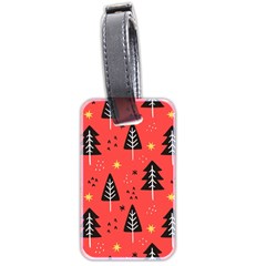 Christmas Christmas Tree Pattern Luggage Tag (two sides)