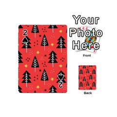 Christmas Christmas Tree Pattern Playing Cards 54 Designs (Mini)