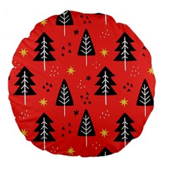 Christmas Christmas Tree Pattern Large 18  Premium Round Cushions