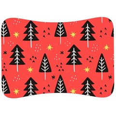 Christmas Christmas Tree Pattern Velour Seat Head Rest Cushion