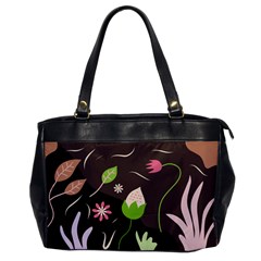 Wallpaper Floral Background Oversize Office Handbag by Amaryn4rt