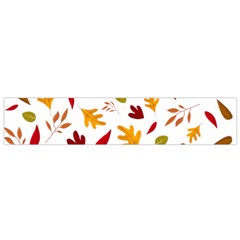 Leaves Fall Autum Colors Season Small Flano Scarf by Amaryn4rt