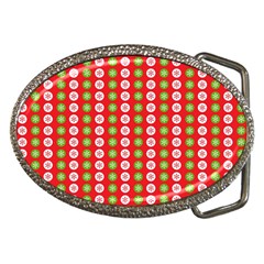 Festive Pattern Christmas Holiday Belt Buckles by Amaryn4rt