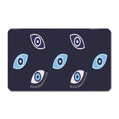 Eyes Evil Eye Blue Pattern Magnet (rectangular) by artworkshop