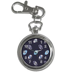 Eyes Evil Eye Blue Pattern Key Chain Watches