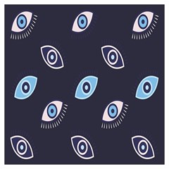 Eyes Evil Eye Blue Pattern Lightweight Scarf  by artworkshop