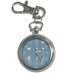 Flamingo Birds Plumage Sea Water Animal Exotic Key Chain Watches by artworkshop