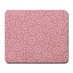 Flora Flowers Pattern Design Pink Spring Nature Large Mousepads Front