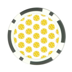 Fruit Food Juicy Organic Yellow Poker Chip Card Guard