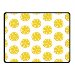 Fruit Food Juicy Organic Yellow Double Sided Fleece Blanket (Small) 