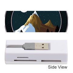 Mountains Forest Moon Stars View Memory Card Reader (Stick)