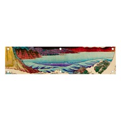 Wave Japanese Mount Fuji Banner And Sign 4  X 1  by Wegoenart