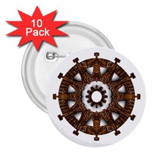 Gear Clockwork Decorative Fancy 2 25  Buttons (10 Pack) 