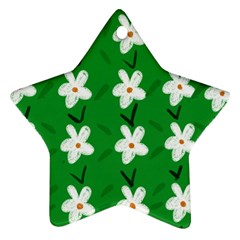 Flowers Art Pattern Floral Ornament (star)