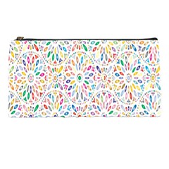 Flowery Floral Abstract Decorative Ornamental Pencil Case by artworkshop