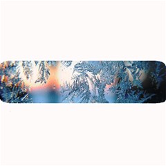 Frost Winter Morning Snow Season White Holiday Large Bar Mats