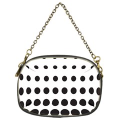 Halftone Pattern Dot Modern Retro Texture Circle Chain Purse (one Side) by artworkshop