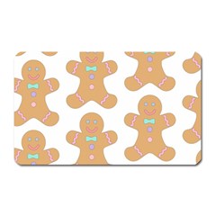 Happy Birthday Pattern Christmas Biscuits Pastries Magnet (rectangular) by artworkshop