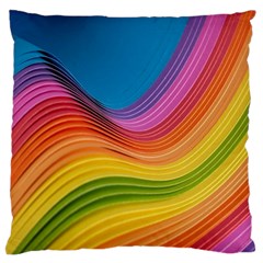  Rainbow Pattern Lines Standard Flano Cushion Case (one Side) by artworkshop