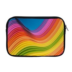  Rainbow Pattern Lines Apple Macbook Pro 17  Zipper Case by artworkshop