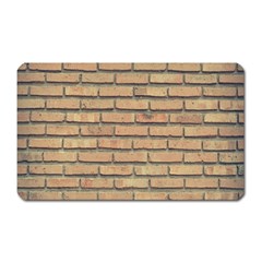 Bricks Wall Red  Magnet (rectangular) by artworkshop