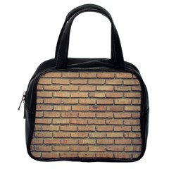 Bricks Wall Red  Classic Handbag (one Side)