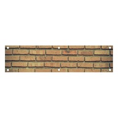 Bricks Wall Red  Banner And Sign 4  X 1 