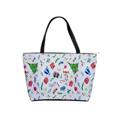 New Year Christmas Winter Watercolor Classic Shoulder Handbag