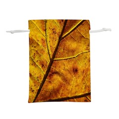 Leaf Leaf Veins Fall Lightweight Drawstring Pouch (l) by artworkshop