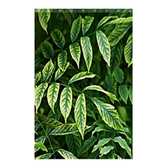 Leaves Foliage Twig Bush Plant Shower Curtain 48  X 72  (small)  by artworkshop