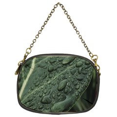 Leaves Water Drops Green  Chain Purse (two Sides) by artworkshop