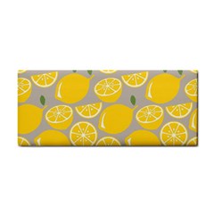 Lemon Wallpaper Hand Towel by artworkshop