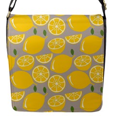 Lemon Wallpaper Flap Closure Messenger Bag (s) by artworkshop