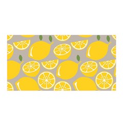 Lemon Wallpaper Satin Wrap 35  X 70 