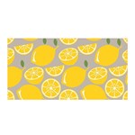 Lemon Wallpaper Satin Wrap 35  x 70  Front