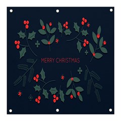 Merry Christmas Holiday Pattern  Banner And Sign 3  X 3  by artworkshop