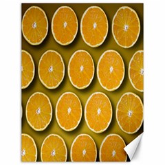 Orange Slices Cross Sections Pattern Canvas 12  X 16  by artworkshop