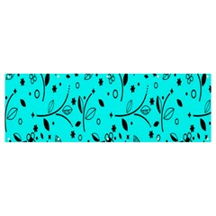 Flower Texture Textile Banner And Sign 12  X 4  by artworkshop