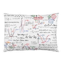 Math Formula Pattern Pillow Case by Wegoenart