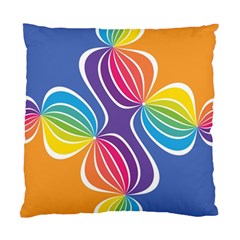 Illustration Abstract Background Pattern Rainbow Color Standard Cushion Case (two Sides) by Wegoenart