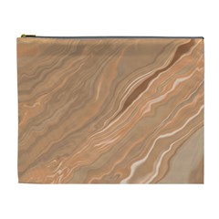 Abstract Marble Effect Earth Stone Texture Cosmetic Bag (xl) by Wegoenart