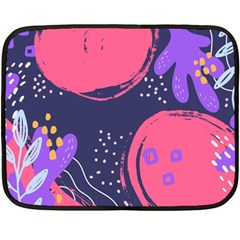 Illustration Abstract Background Shape Double Sided Fleece Blanket (mini)  by Wegoenart