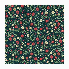 Flowering-branches-seamless-pattern Medium Glasses Cloth (2 Sides)