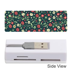 Flowering-branches-seamless-pattern Memory Card Reader (stick) by Zezheshop